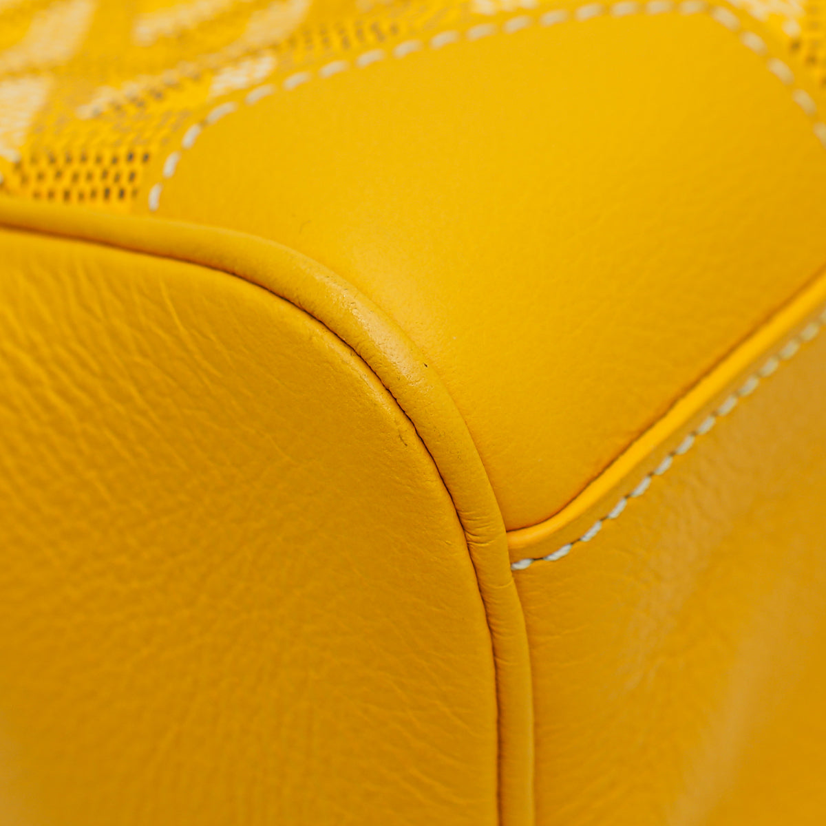 Goyard Yellow Goyardine Souple Saigon Mini Bag