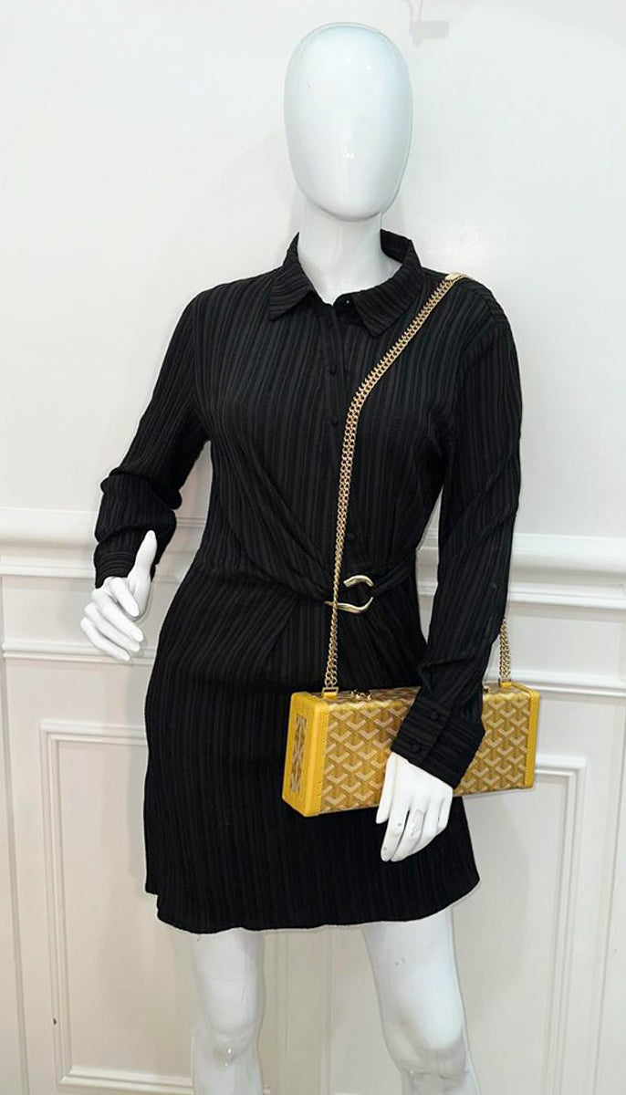 Goyard Metallic Gold Goyard Ltd. Ed. Saint Honore Clutch Bag