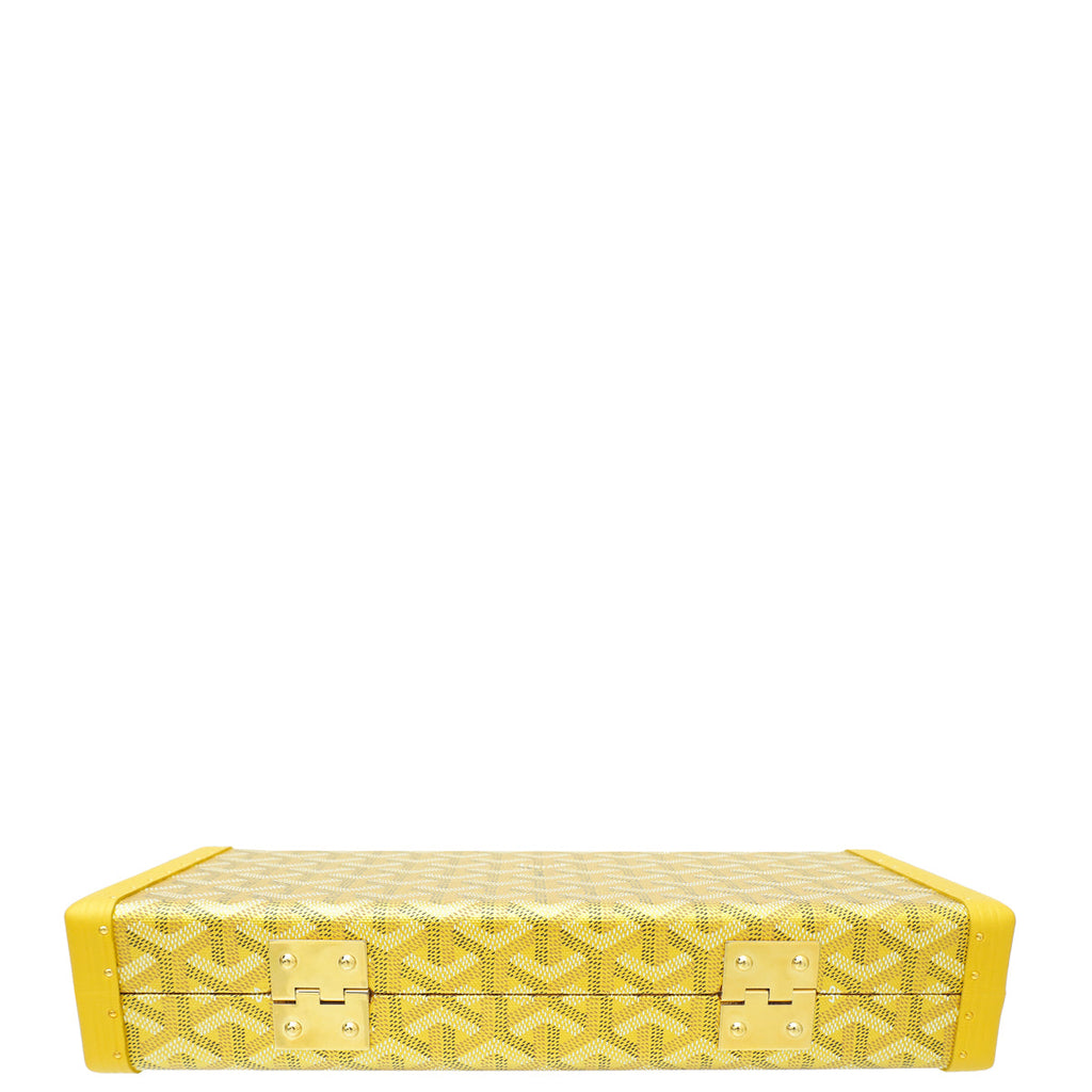 Goyard Metallic Gold Goyard Ltd. Ed. Saint Honore Clutch Bag