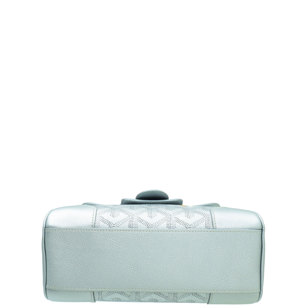 Goyard Metallic Gray Ltd. Ed. Souple Mini Saigon Bag