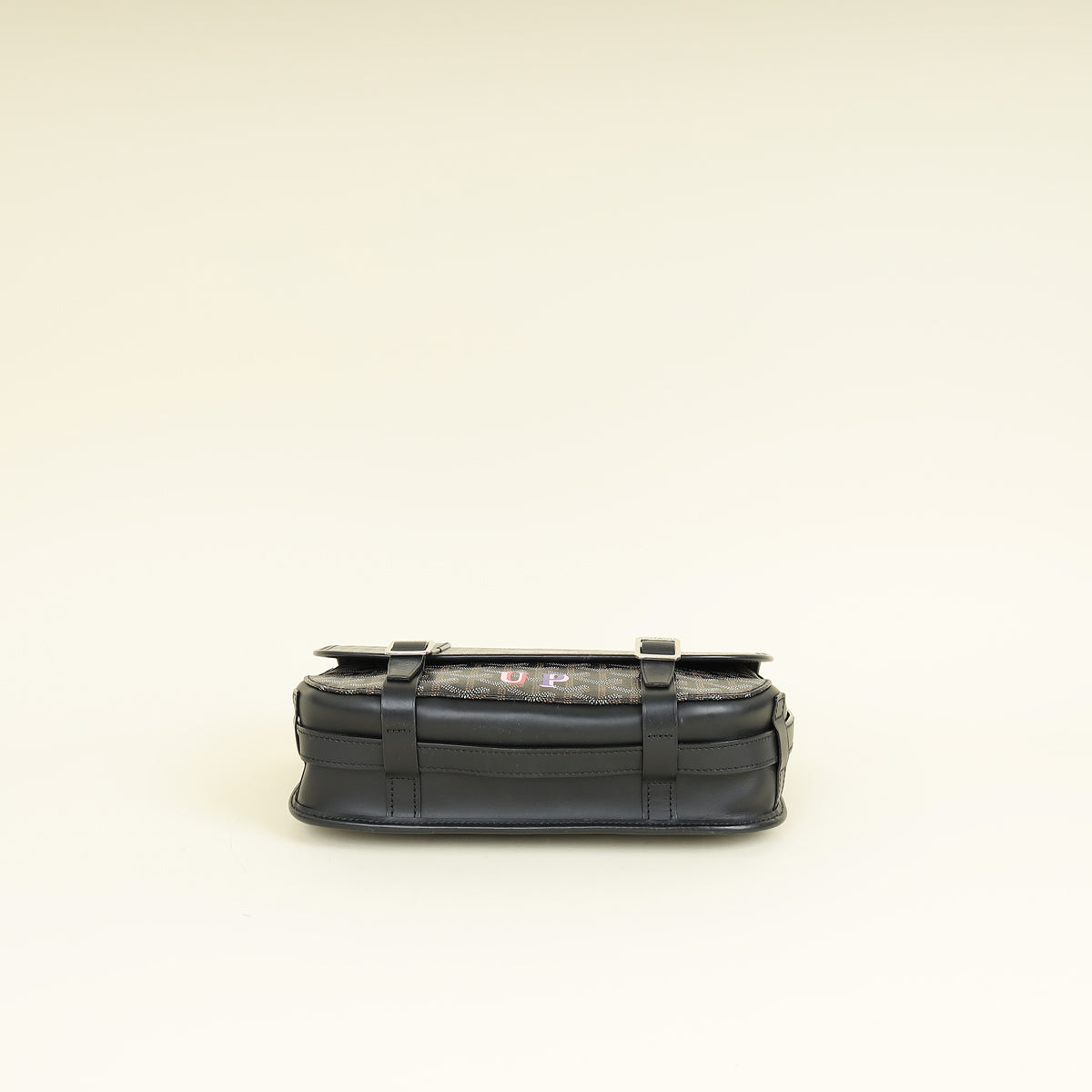 Goyard Black Goyardine MM Belvedere Messenger Bag