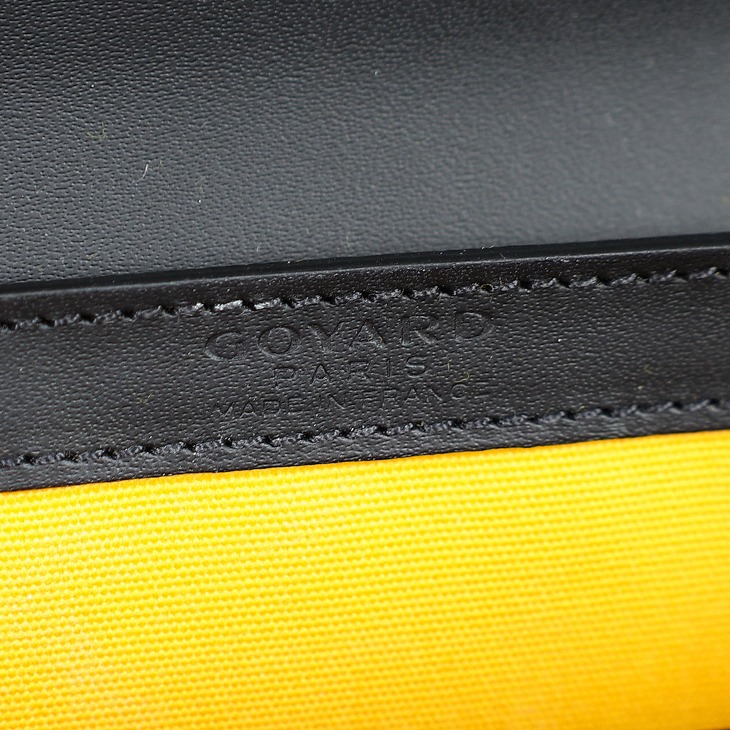 Goyard Black Goyardine Saigon Structure Mini Bag UP INITIAL