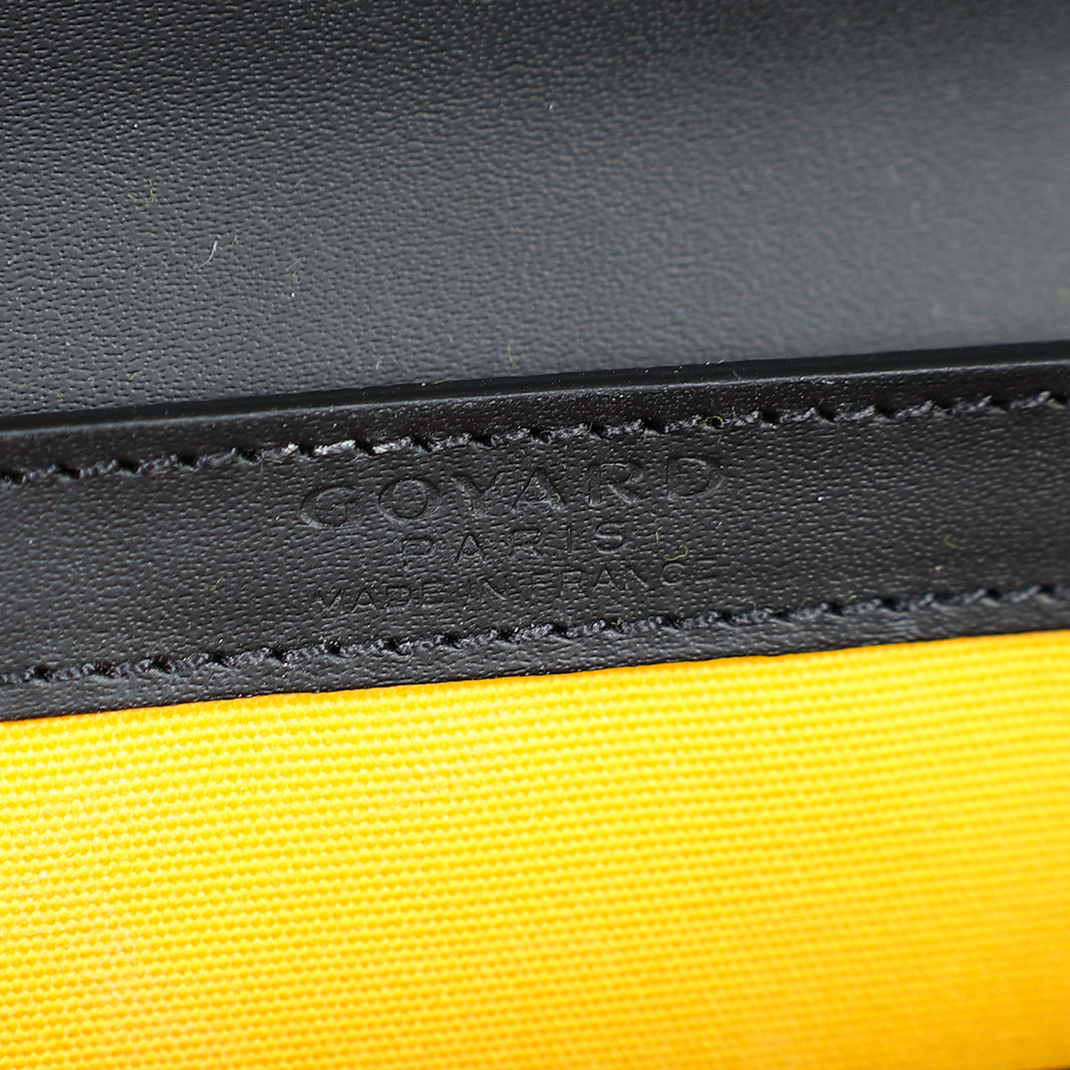 Goyard Black Goyardine Saigon Structure Mini Bag UP INITIAL