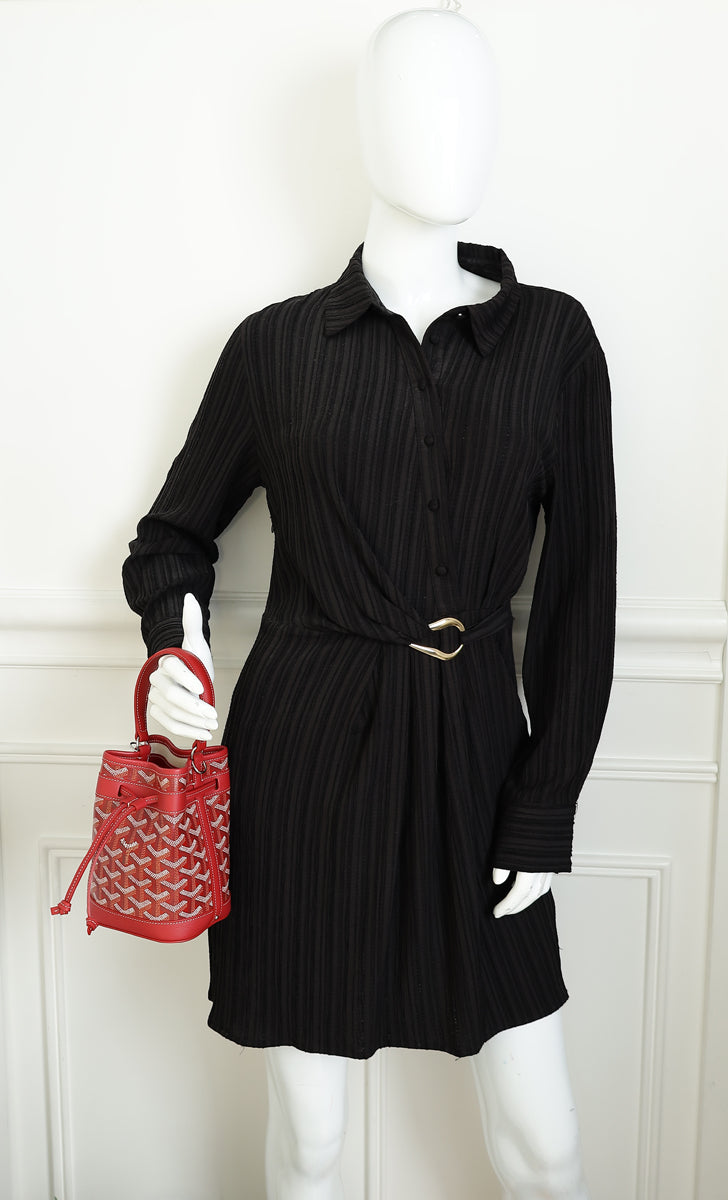 Goyard Red Goyardine Petit Flot Mini Bucket Bag
