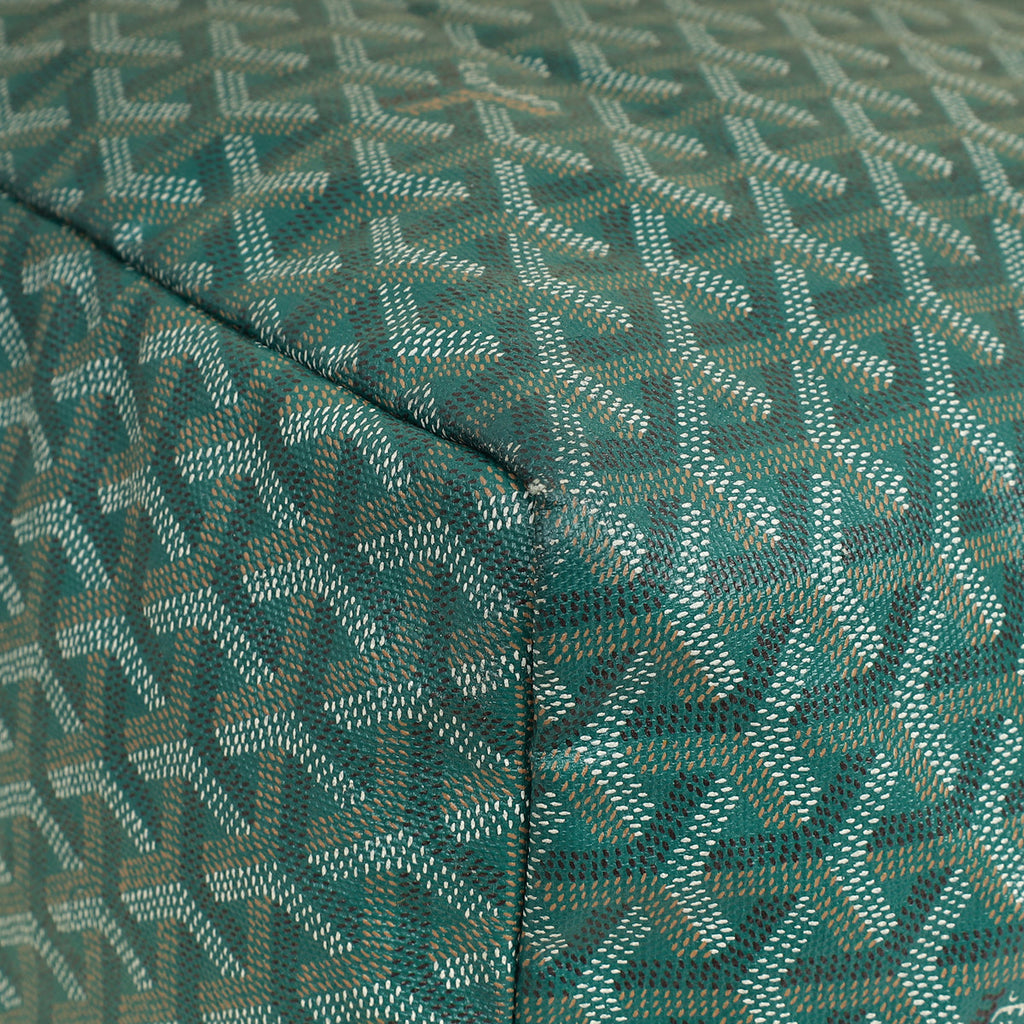 Goyard Green Goyardine Saint Louis GM Bag