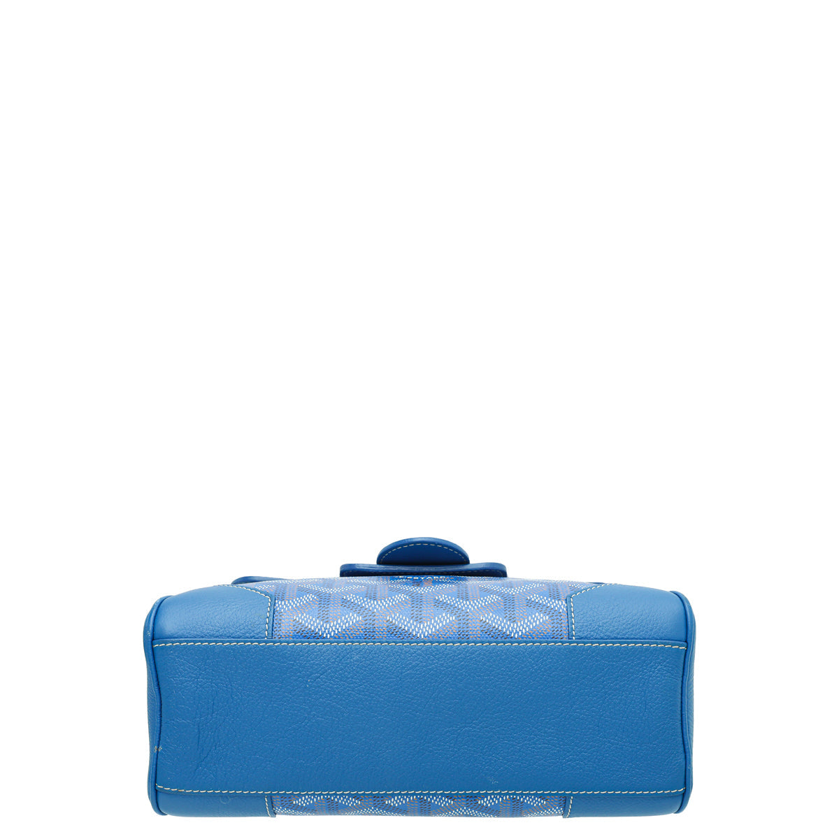 Goyard Blue Goyardine Souple Mini Saigon Bag