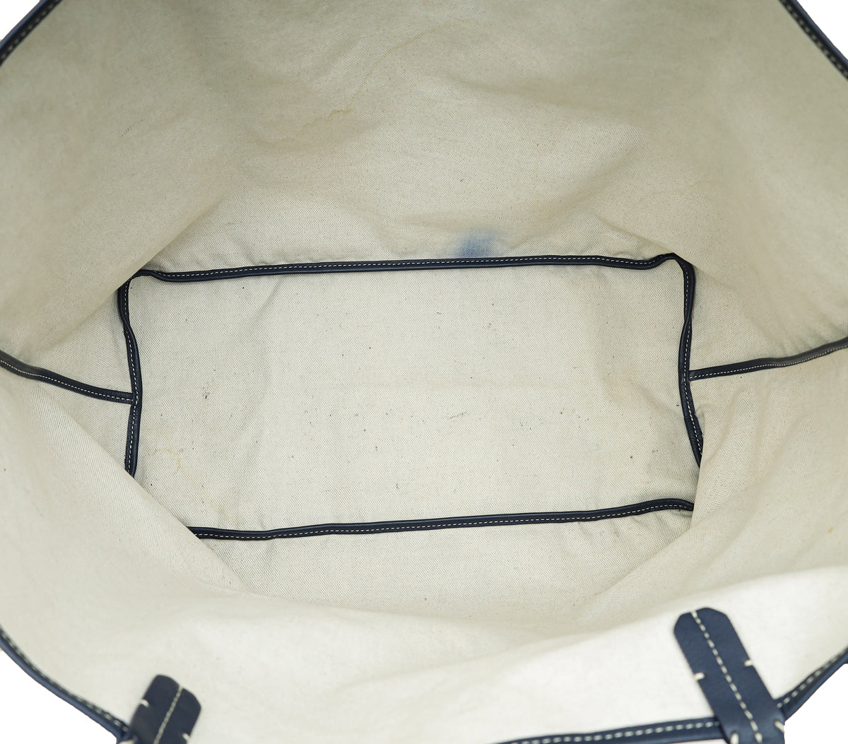 Goyard Blue Goyardine Saint Louis GM Bag