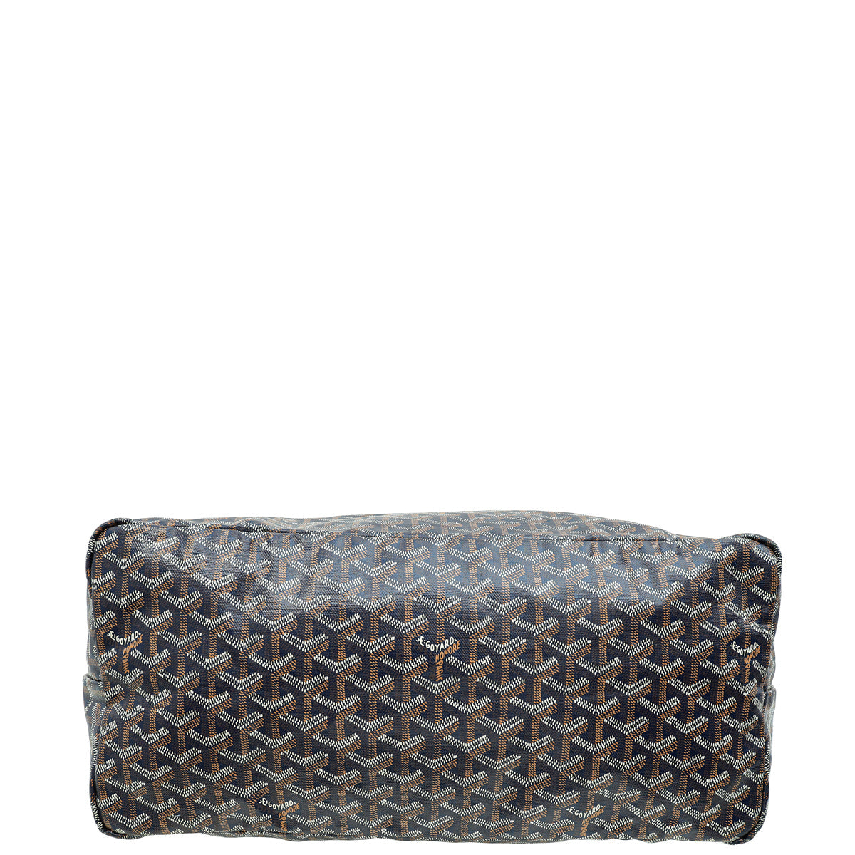 Goyard Blue Goyardine Saint Louis GM Bag
