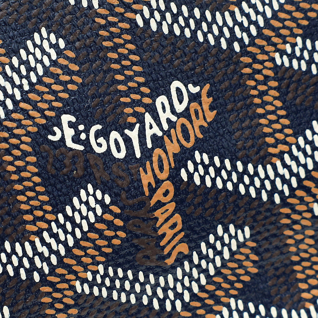 Goyard Blue Goyardine Saint Louis GM Bag