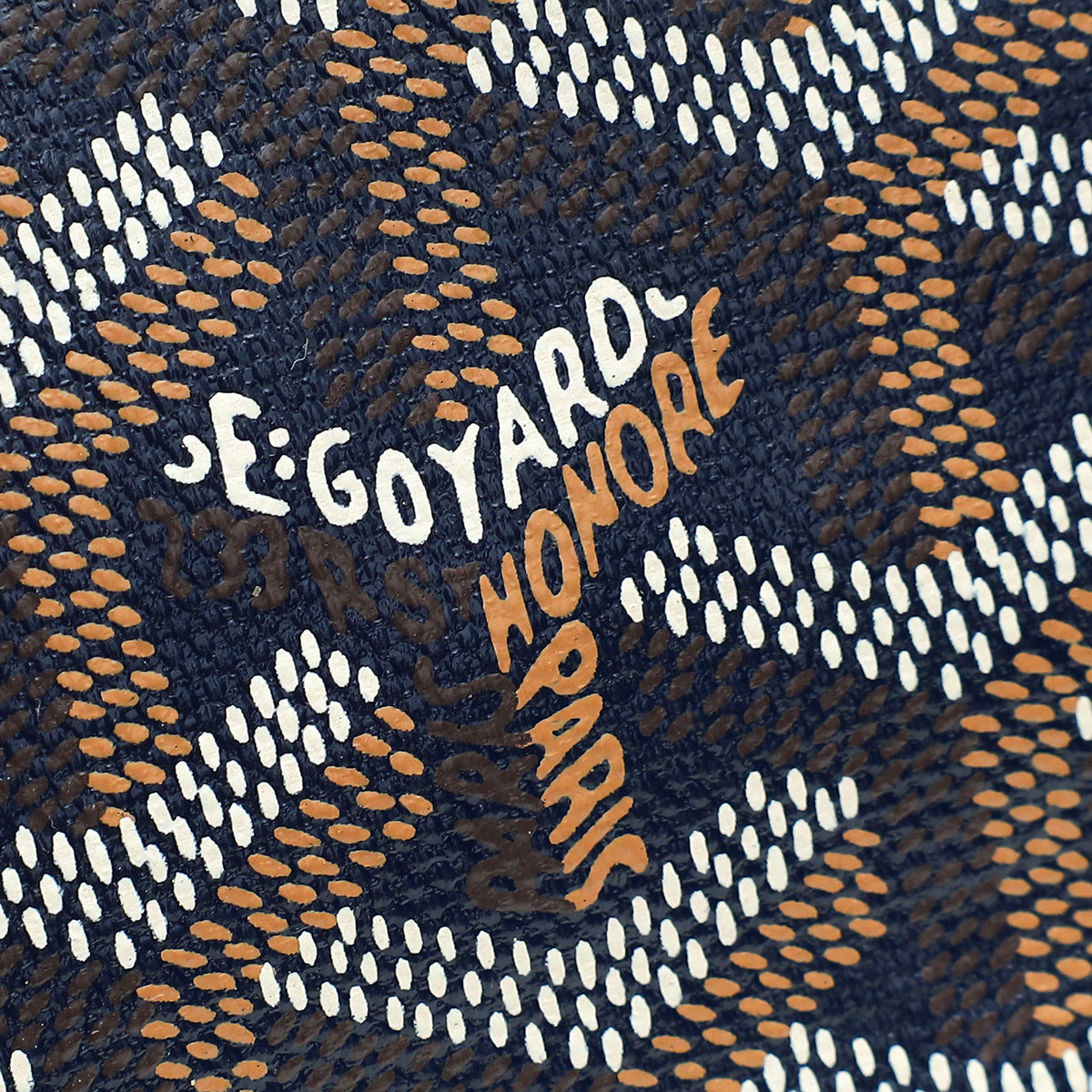 Goyard Blue Goyardine Saint Louis GM Bag
