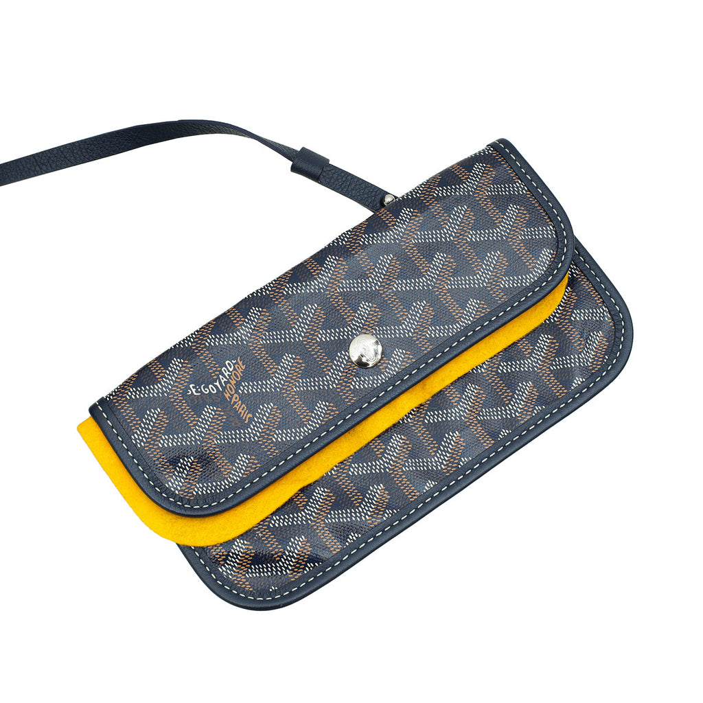 Goyard Blue Goyardine Saint Louis GM Bag