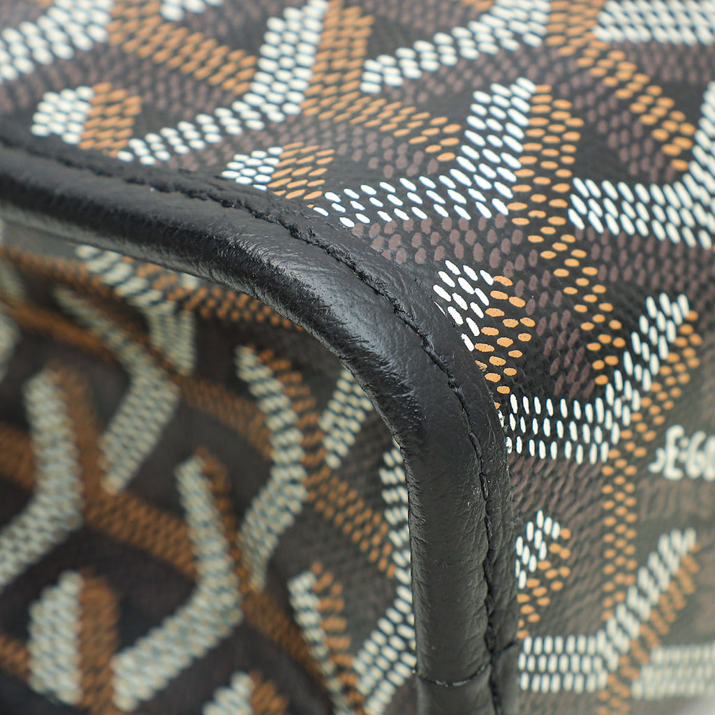 Goyard Black Goyardine Jouvence MM Bag