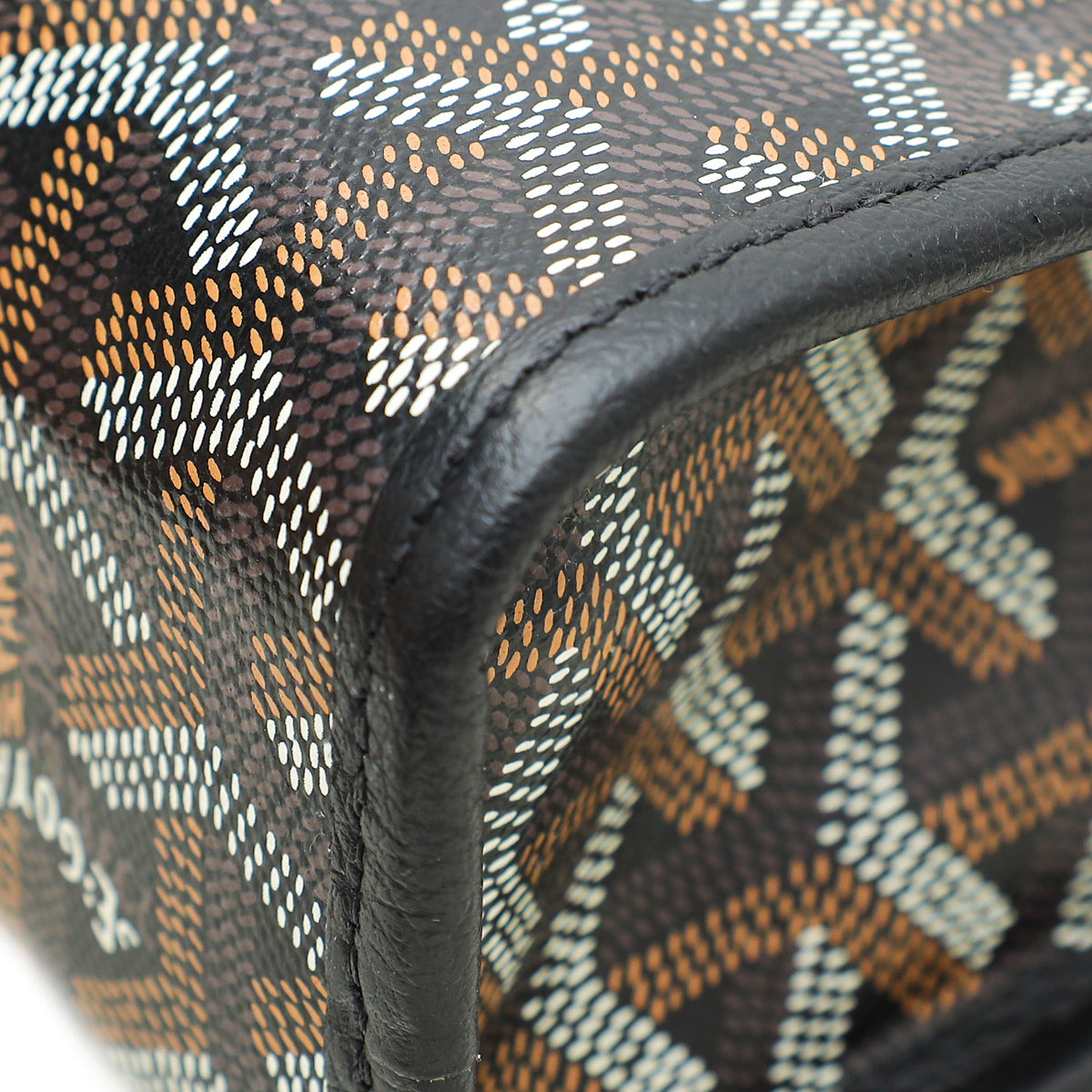 Goyard Black Goyardine Jouvence MM Bag