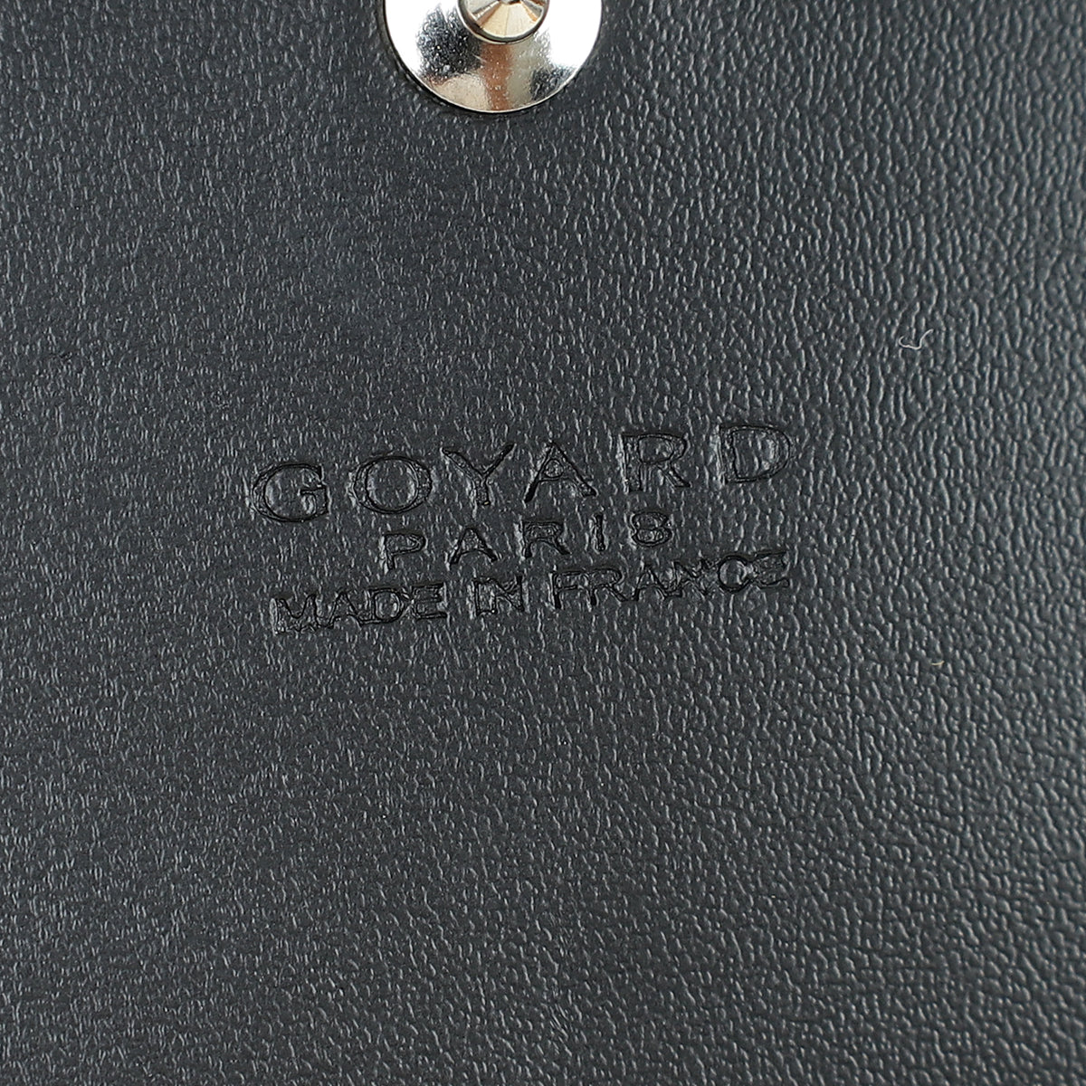 Goyard Black Goyardine Continental Wallet W/ Strap
