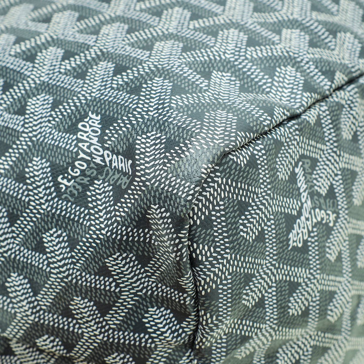 Goyard Grey Goyardine Saint Louis PM Bag