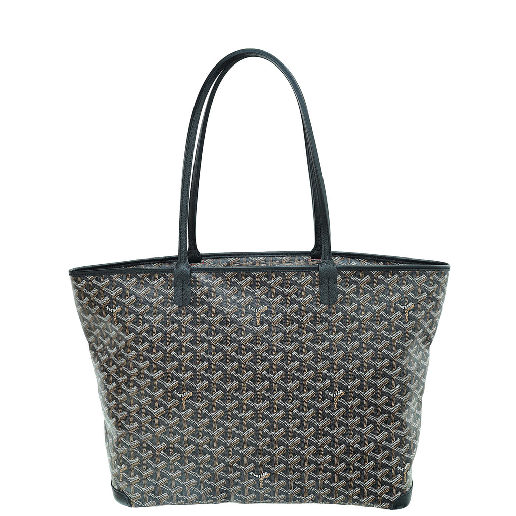 Goyard Black Goyardine Artois MM Bag