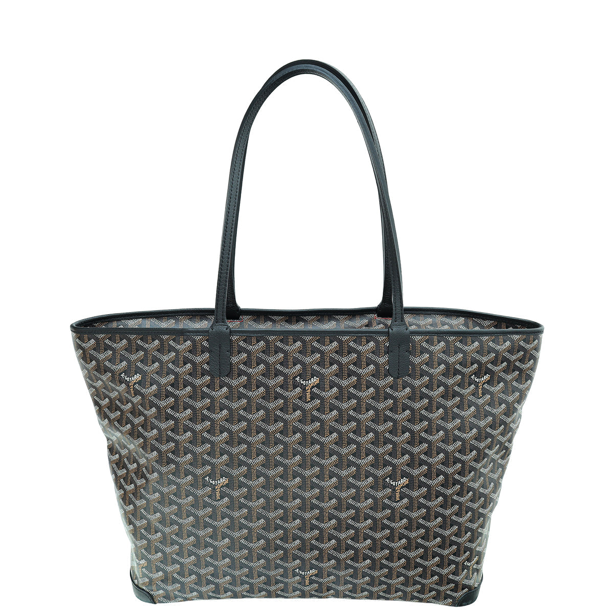 Goyard Black Goyardine Artois MM Bag