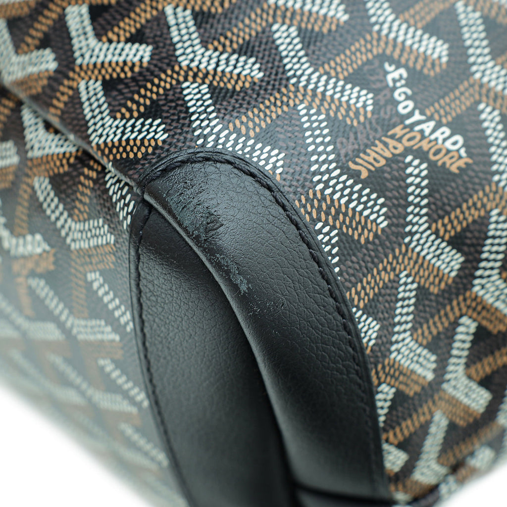 Goyard Black Goyardine Artois MM Bag