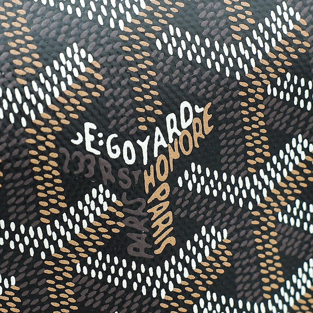 Goyard Black Goyardine Artois MM Bag