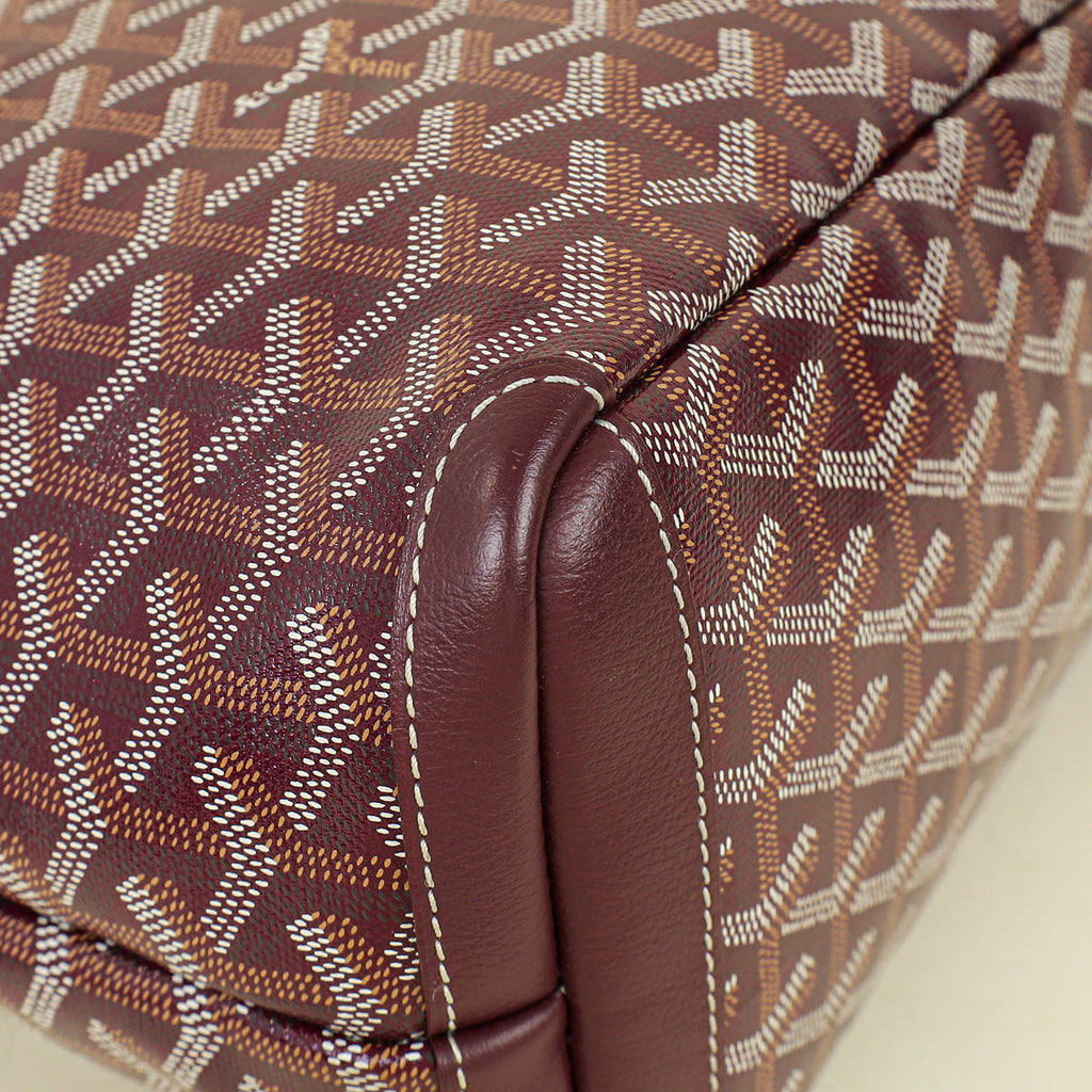 Goyard Burgundy Goyardine Artois PM Bag