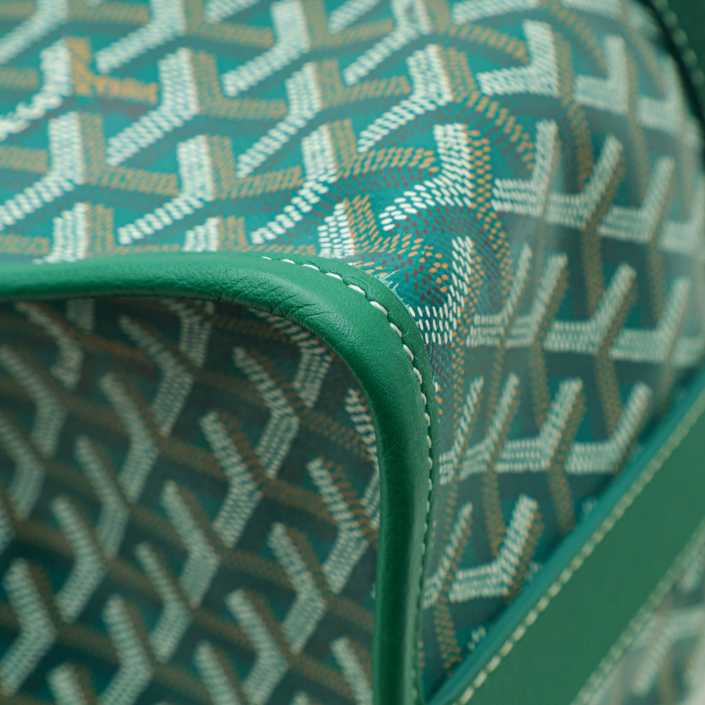 Goyard Green Goyardine Villette MM Tote Bag