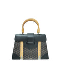 Goyard Black Goyardine Saigon MM Bag