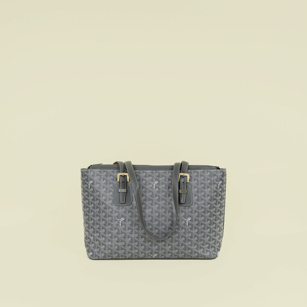 Goyard Grey Goyardine Okinawa Bag