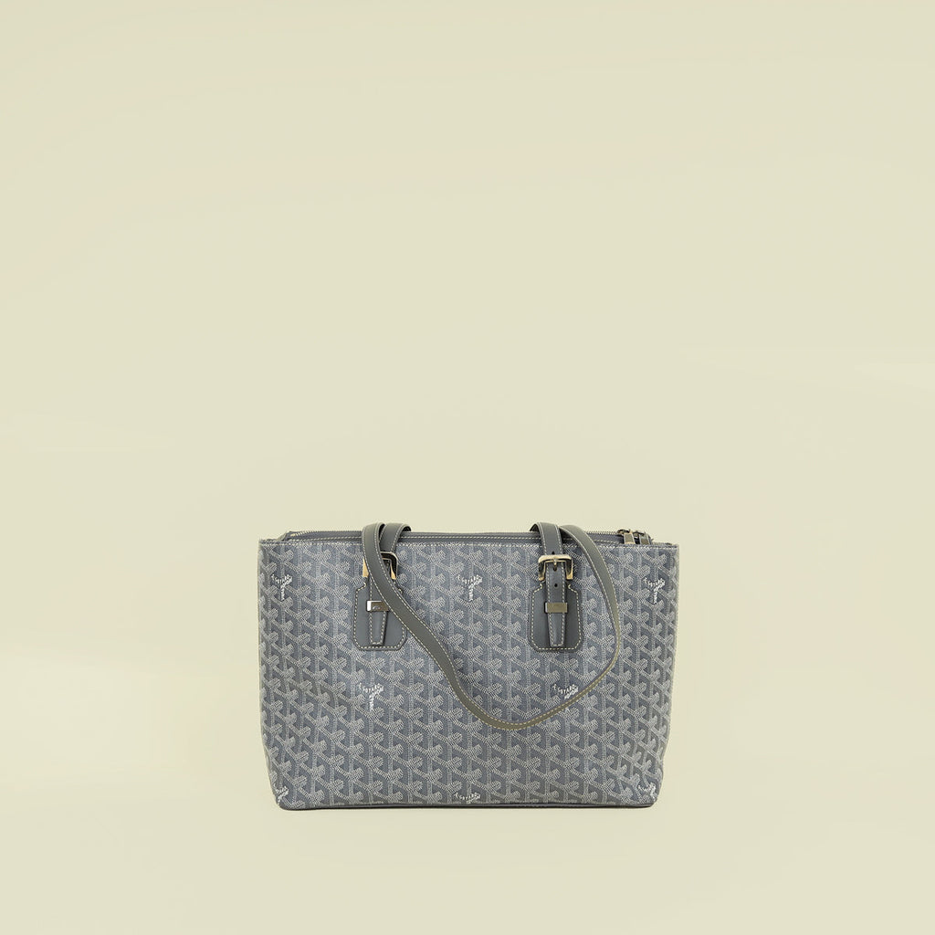 Goyard Grey Goyardine Okinawa Bag