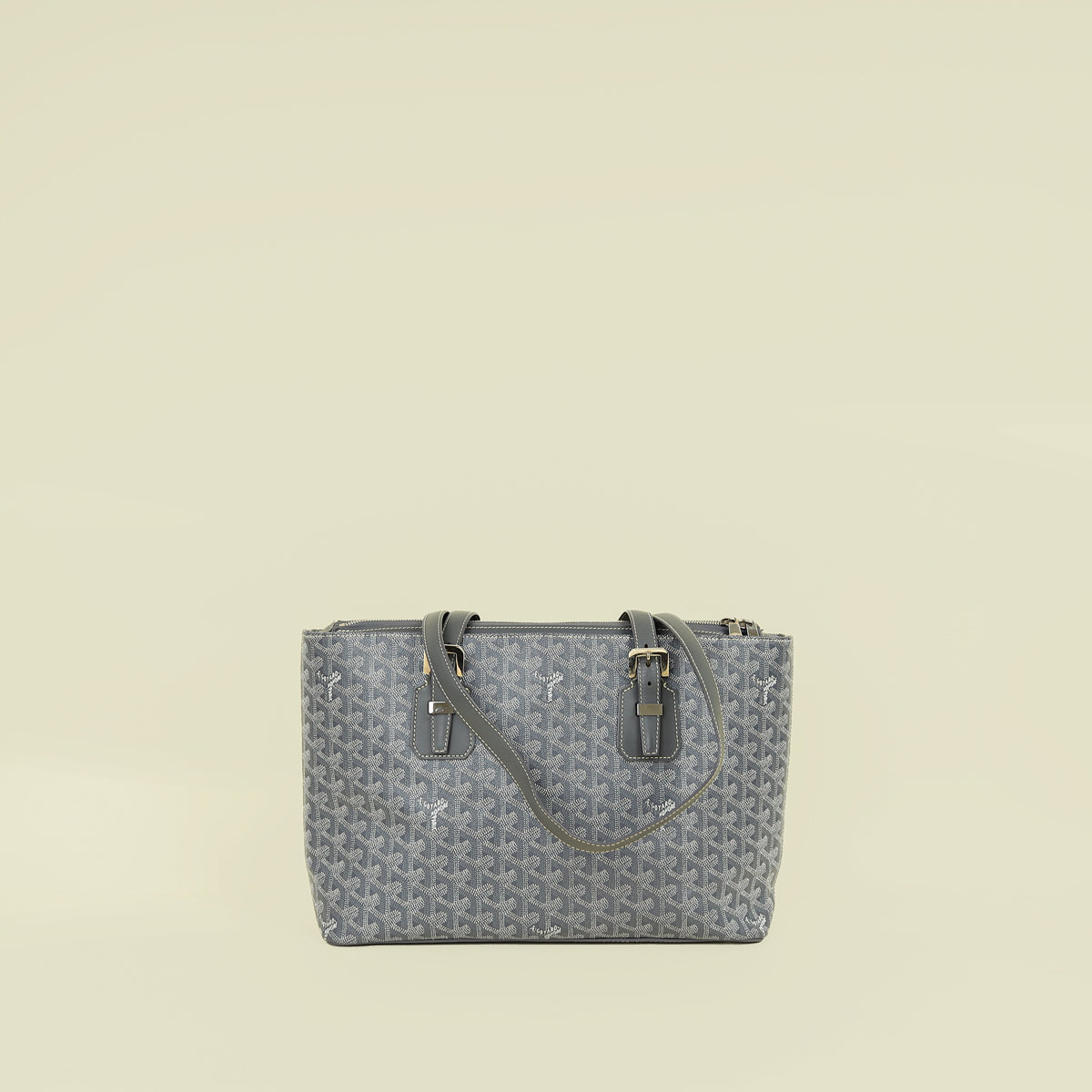 Goyard Grey Goyardine Okinawa Bag