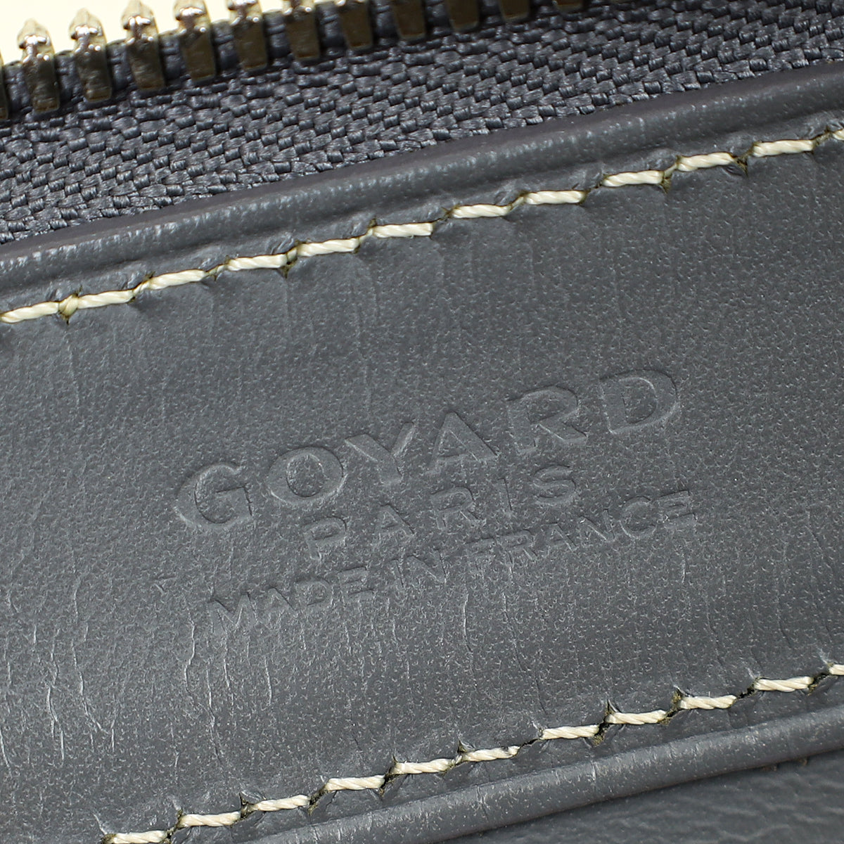 Goyard Grey Goyardine Okinawa Bag