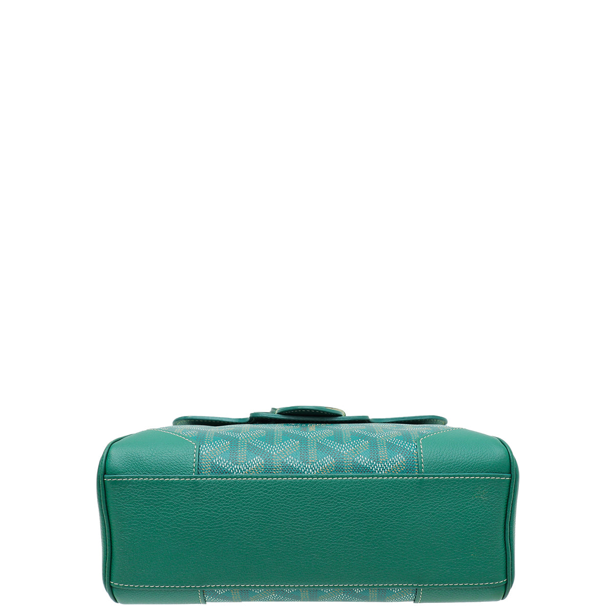Goyard Goyardine Green Saigon Souple Mini Bag