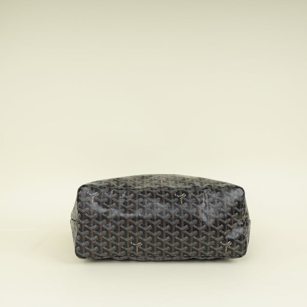Goyard Black Goyardine Saint Louis PM Bag
