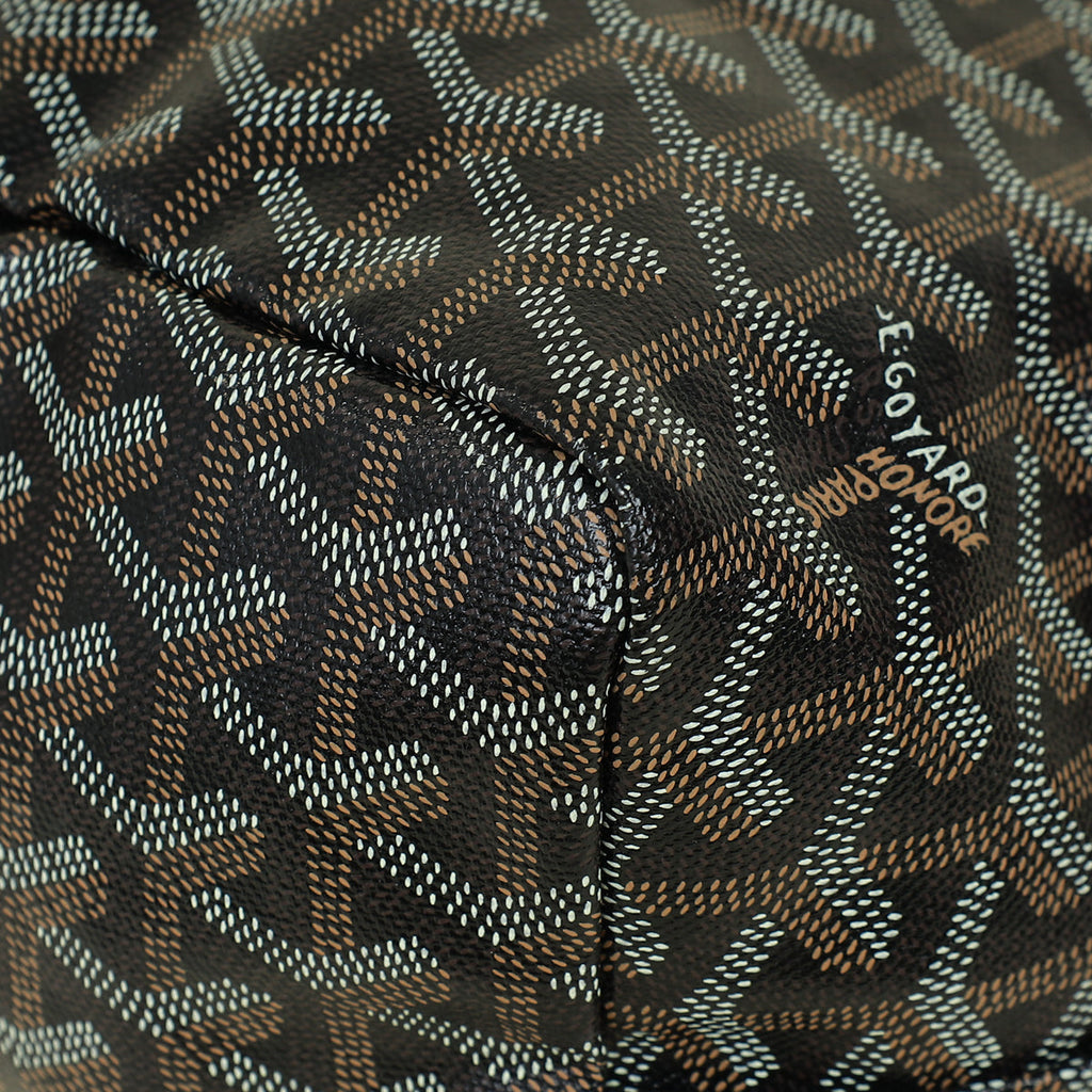 Goyard Black Goyardine Saint Louis PM Bag