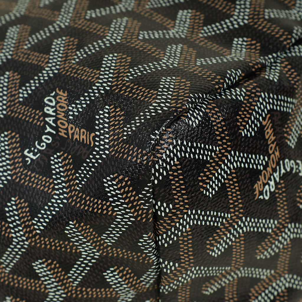 Goyard Black Goyardine Saint Louis PM Bag