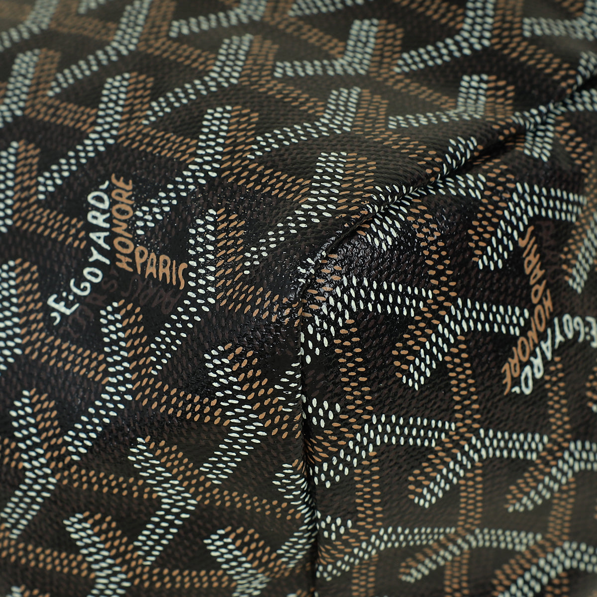 Goyard Black Goyardine Saint Louis PM Bag