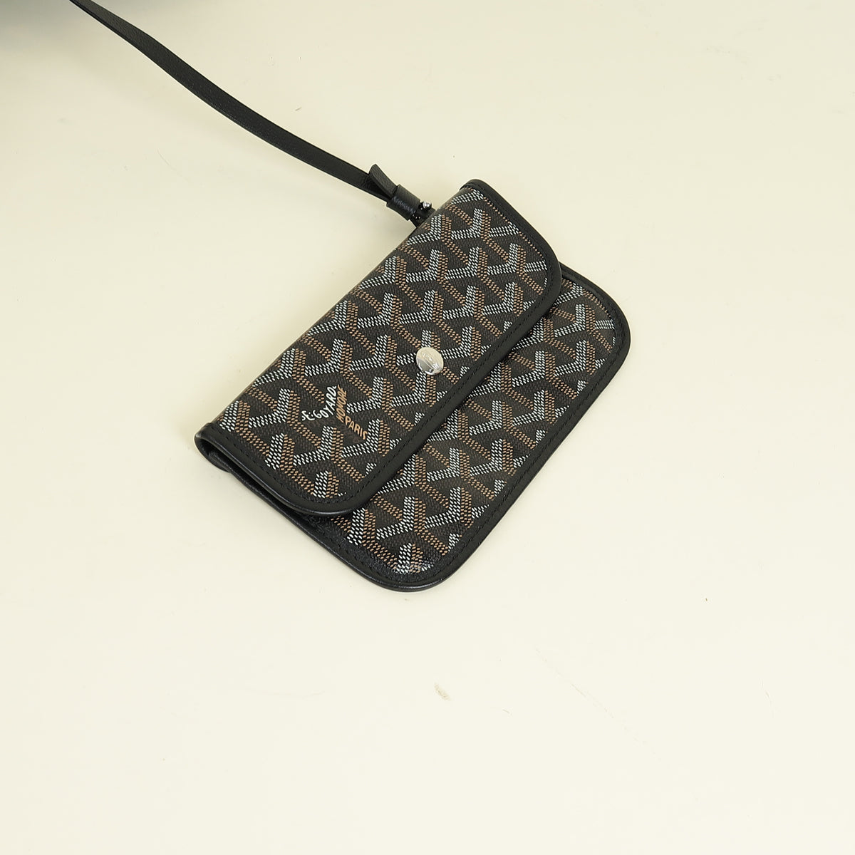 Goyard Black Goyardine Saint Louis PM Bag
