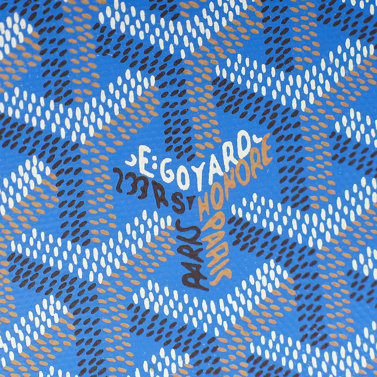 Goyard Blue Petit Flot Bucket PM Bag