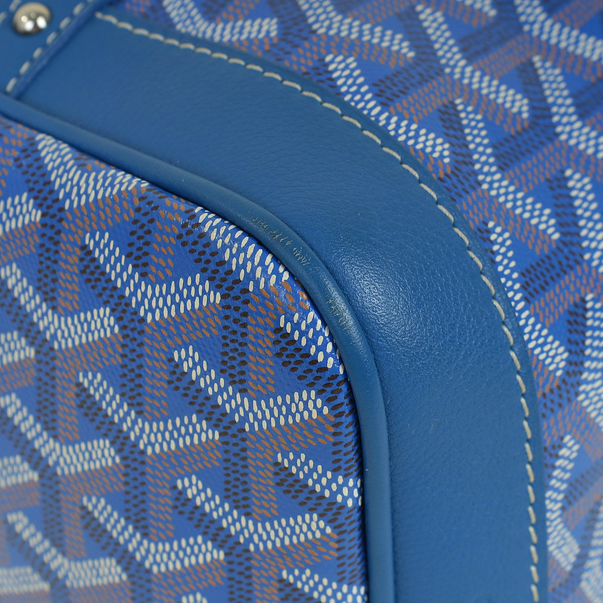 Goyard Blue Petit Flot Bucket PM Bag