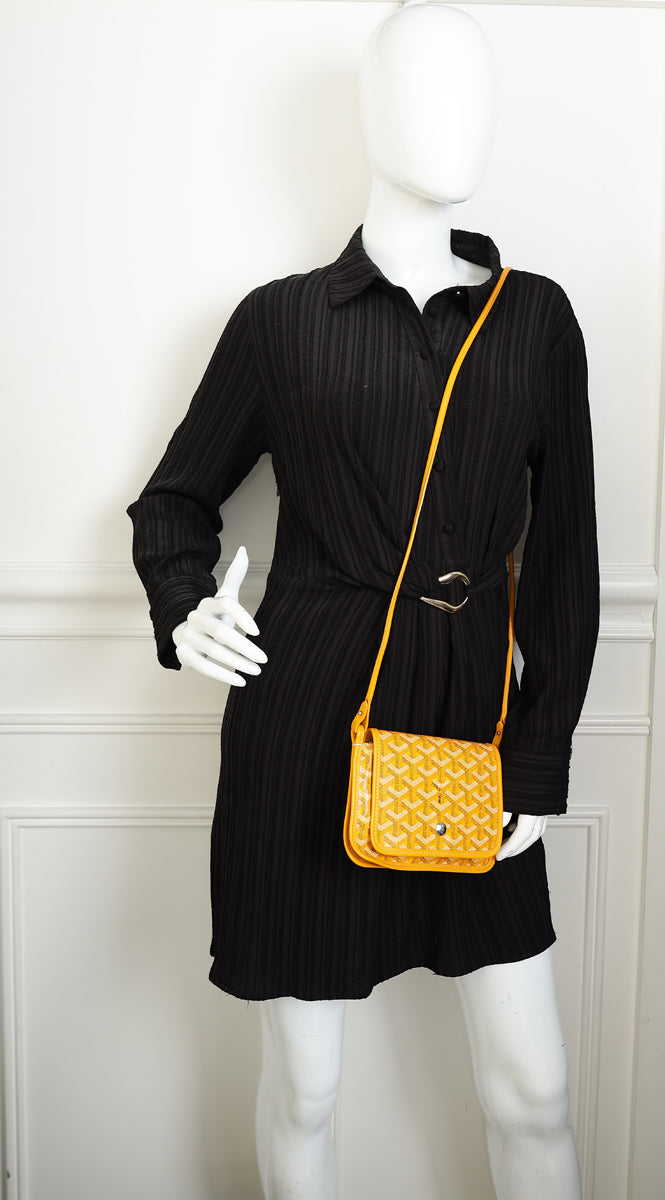 Goyard Yellow Plumet Wallet Clutch Bag