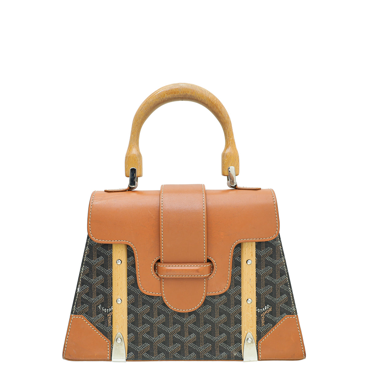 Goyard Bicolor Goyardine Saigon PM Bag