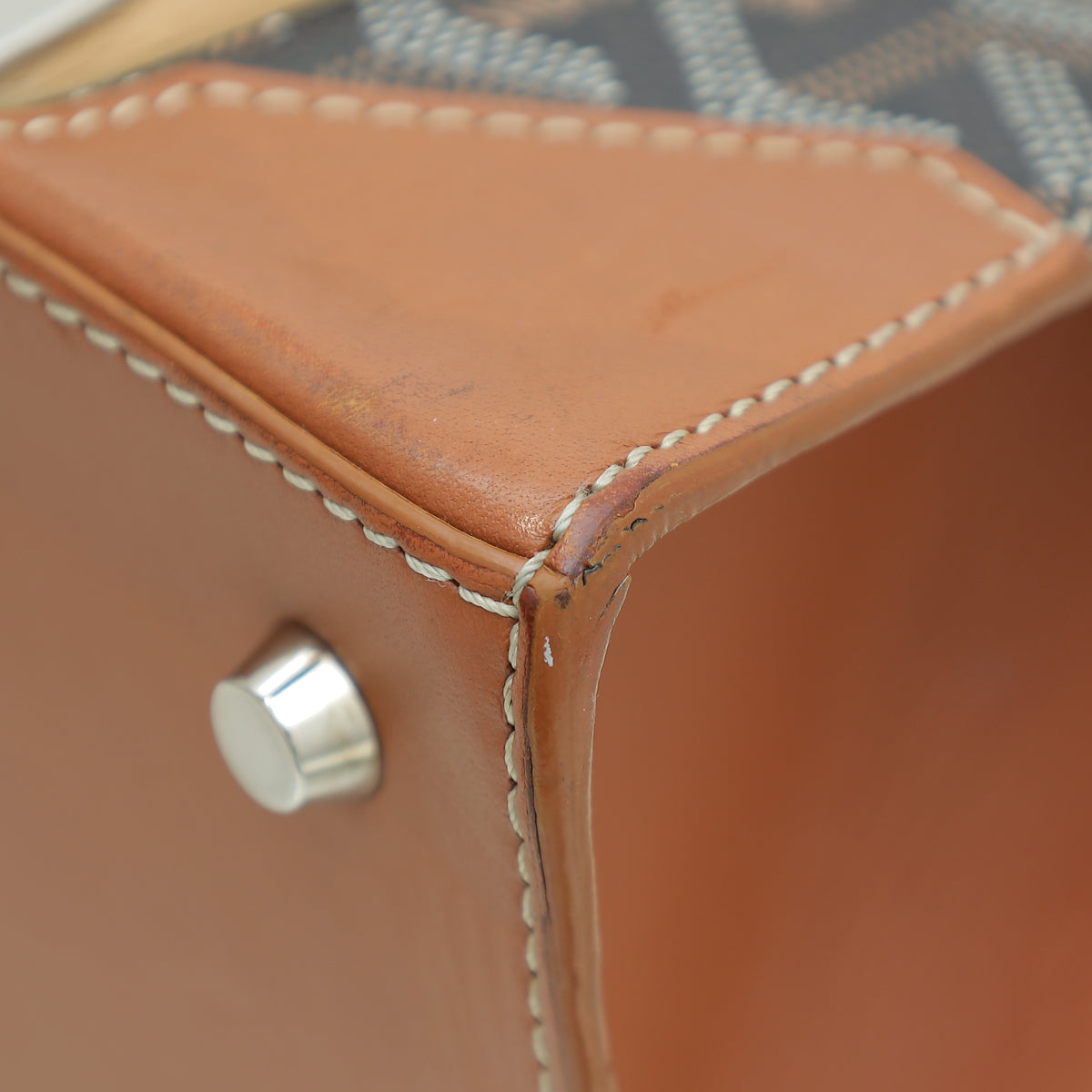 Goyard Bicolor Goyardine Saigon PM Bag