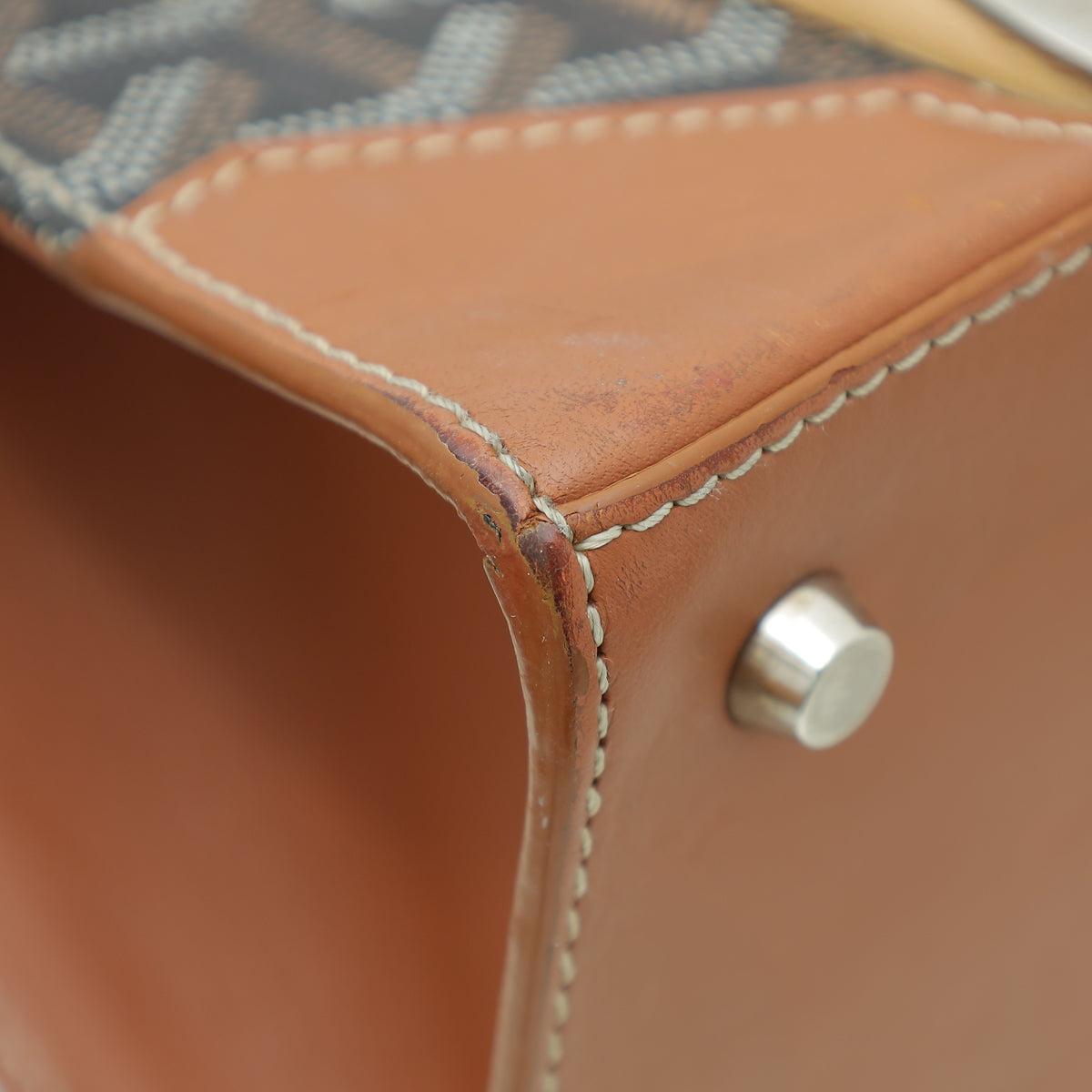 Goyard Bicolor Goyardine Saigon PM Bag