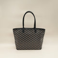 Goyard Black Goyardine Artois PM Bag