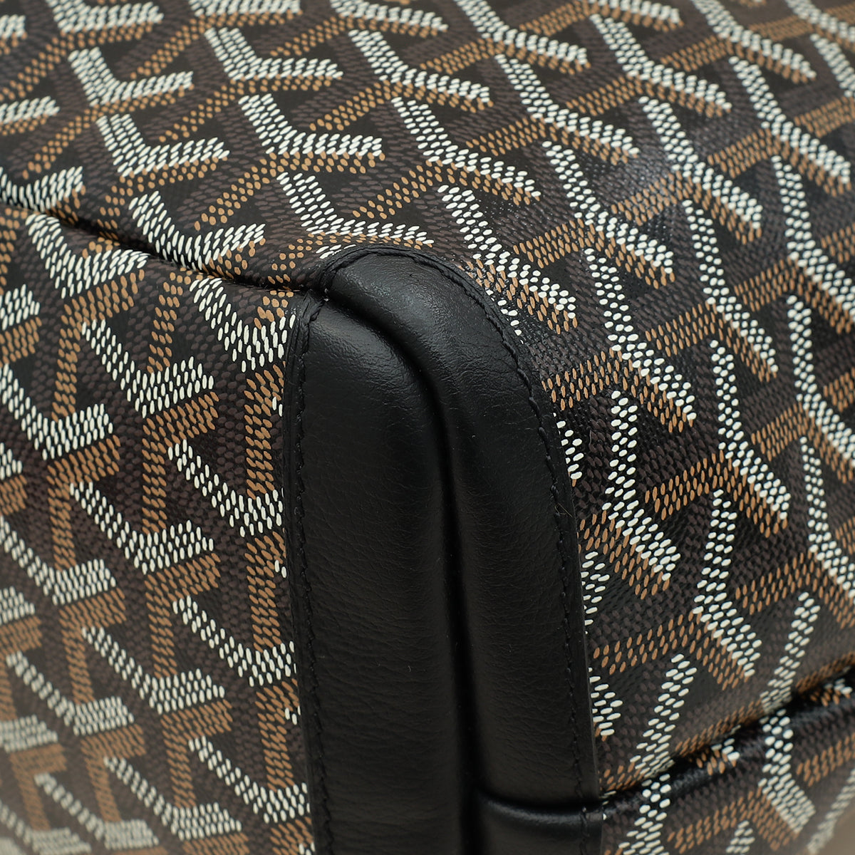 Goyard Black Goyardine Artois PM Bag