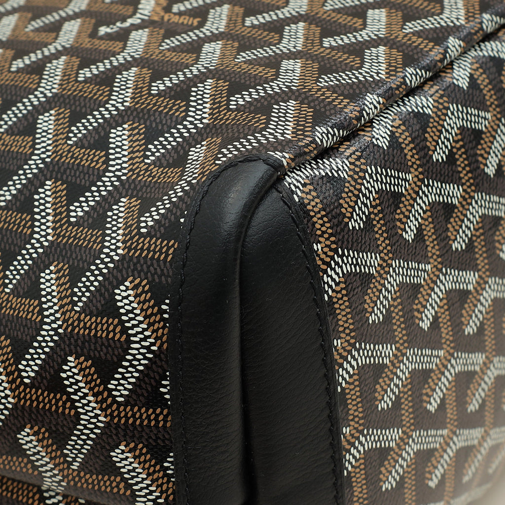 Goyard Black Goyardine Artois PM Bag