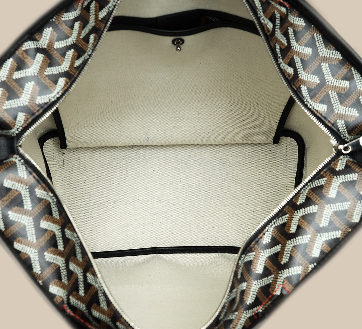 Goyard Black Goyardine Artois PM Bag