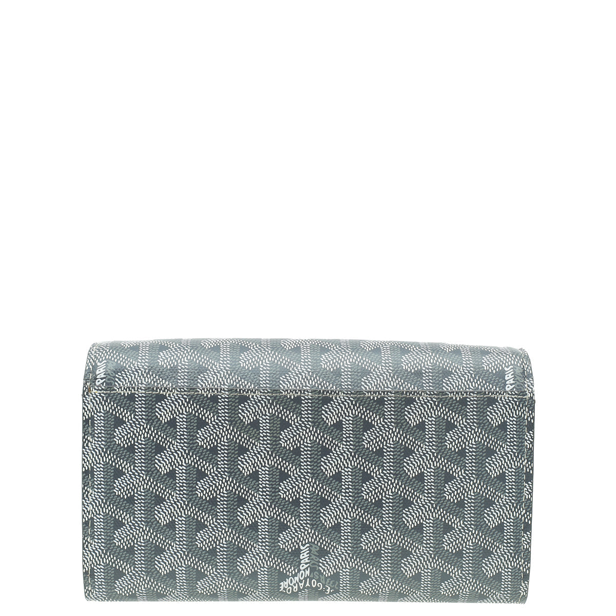 Goyard Grey Varenne Continental Wallet W/ Strap