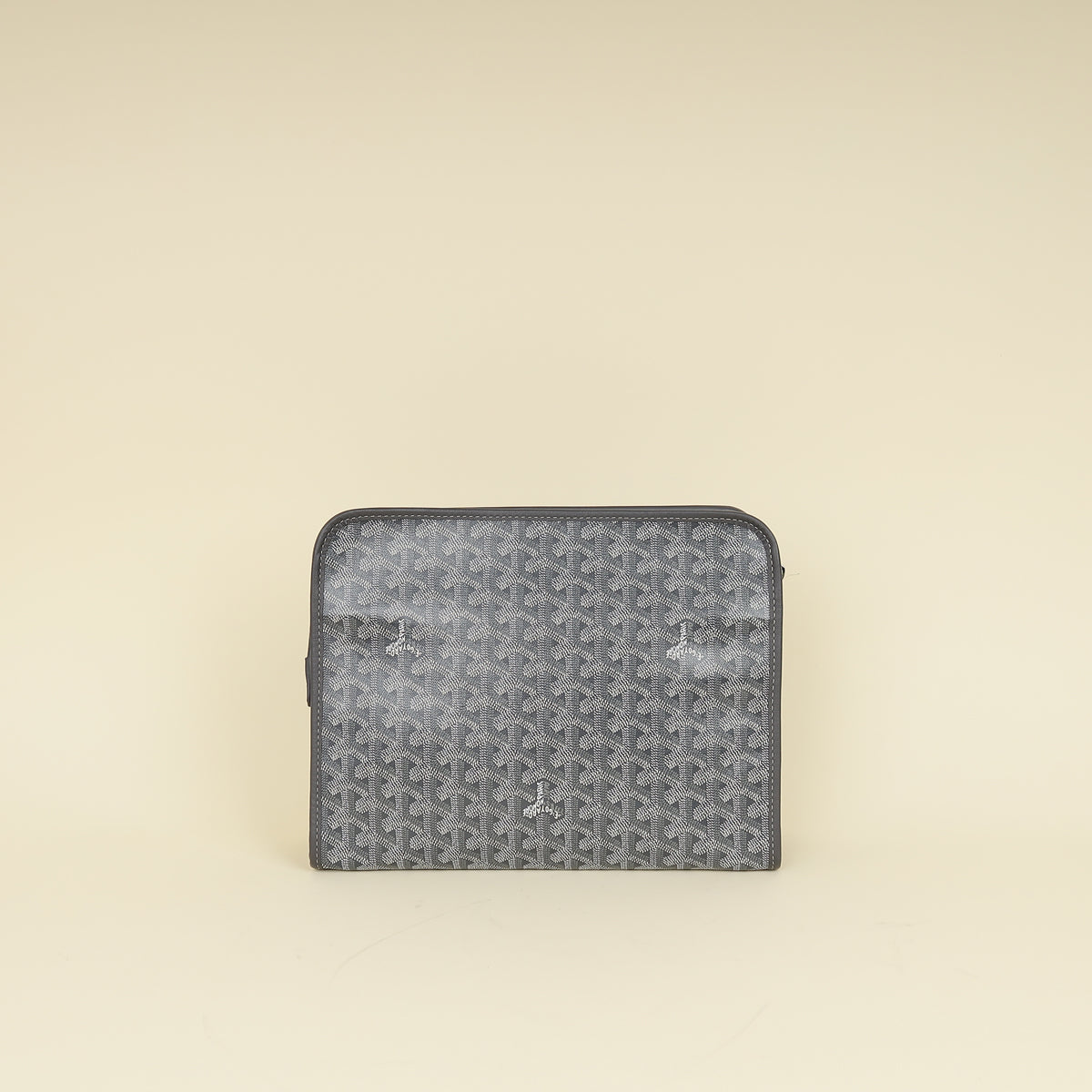 Goyard Grey Goyardine Jouvence GM Toiletry Bag