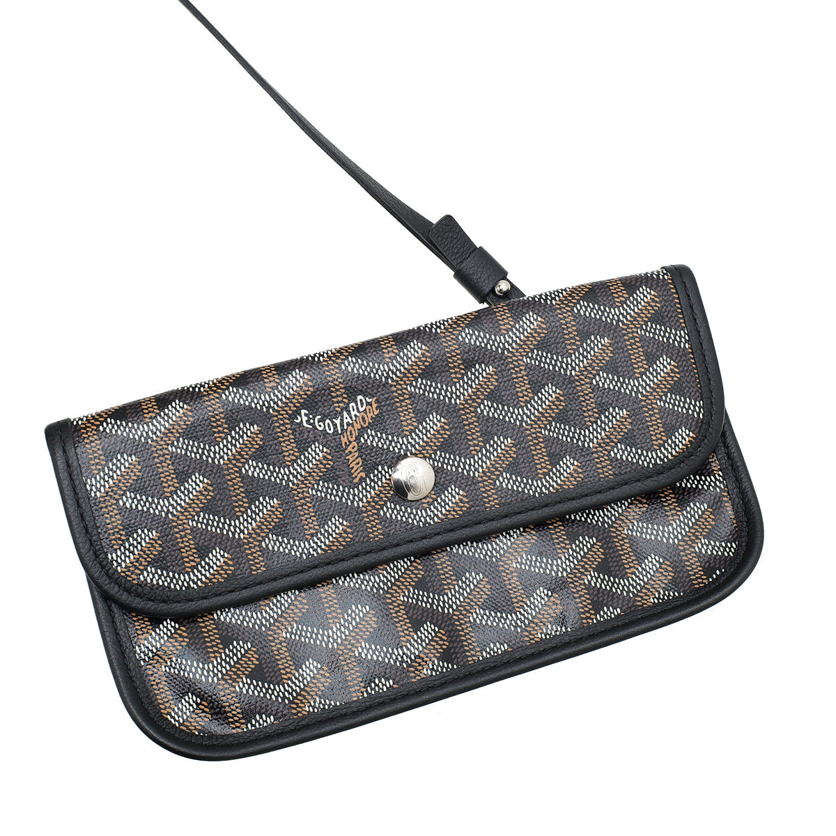 Goyard Black Goyardine Saint Louis GM Tote Bag