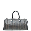 Goyard Black Goyardine Croisiere Boston 55 Bag